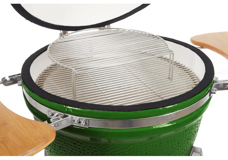 Kamado Keramický gril MAMUT SET 56cm Zelený