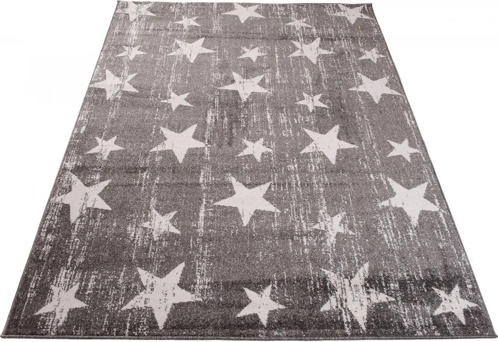 TA Koberec L385A TMAVOSIVÉ SÁRÍ Rozmer: 120x156 cm