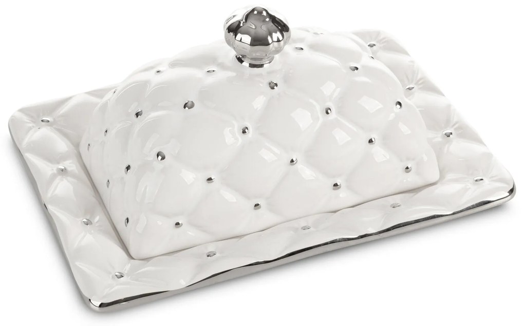 KERAMICKÁ MASELNIČKA ADORE 21X15X10 CM VZOROVANÁ