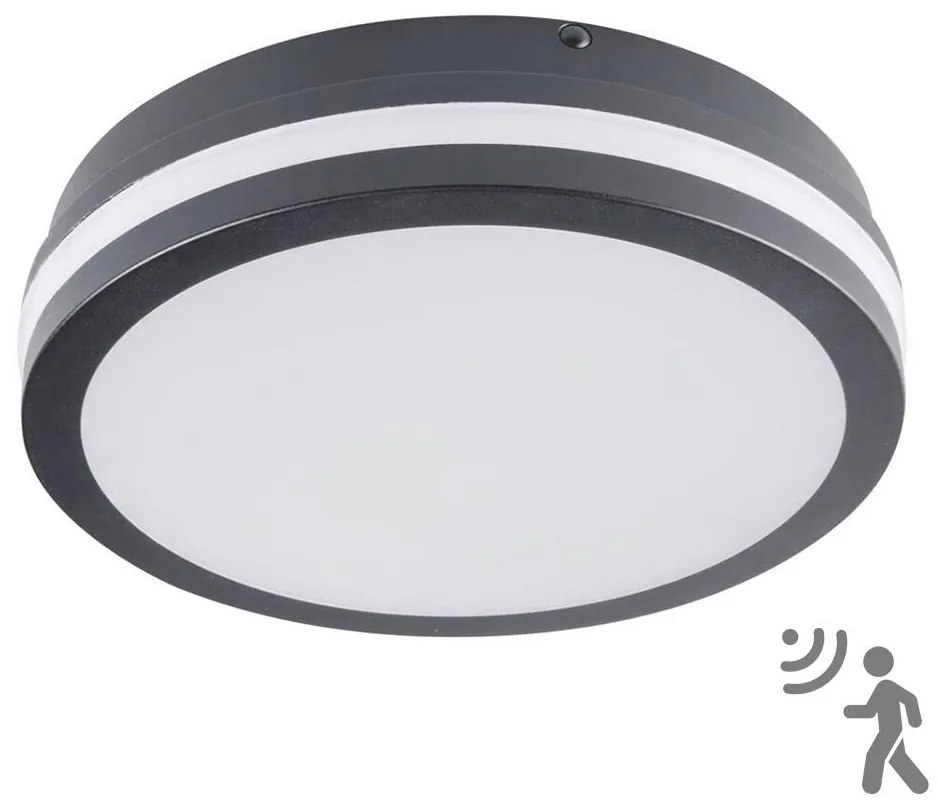 Brilagi Brilagi - LED Vonkajšie svietidlo so senzorom BENE LED/18W/230V pr. 22 cm IP54 BG0920