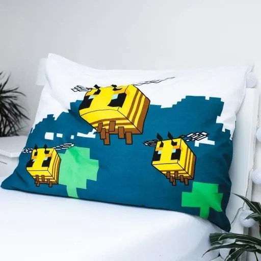 Jerry Fabrics Minecraft "Explore Overworld" 140x200/70x90 cm