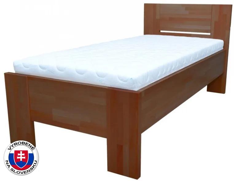 Jednolôžková posteľ 220x120 cm Nicky plné čelo (masív). Vlastná spoľahlivá doprava až k Vám domov. 745694