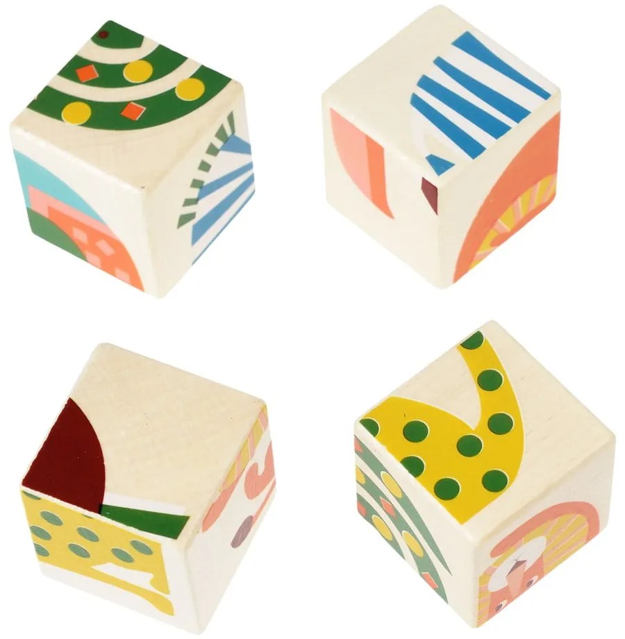 Drevené kocky Wild Wonders – Rex London