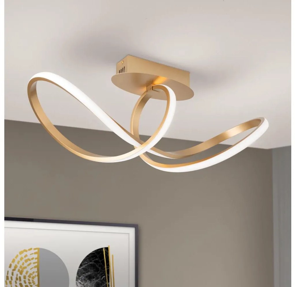 Orion DL 7-694 - LED Stmievateľný prisadený luster CIRCUS LED/30W/230V zlatá