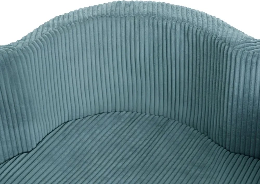 Suchý bazén kvietok s podložkou – modrý menčester 95×30 cm + 200 guličiek