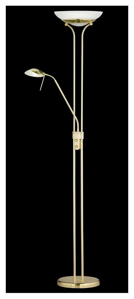 LED stmievateľná stojacia lampa v zlatej farbe (výška 182 cm) Pool – Fischer &amp; Honsel
