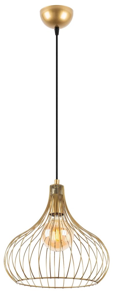 Závesné svietidlo Teldamla II zlaté