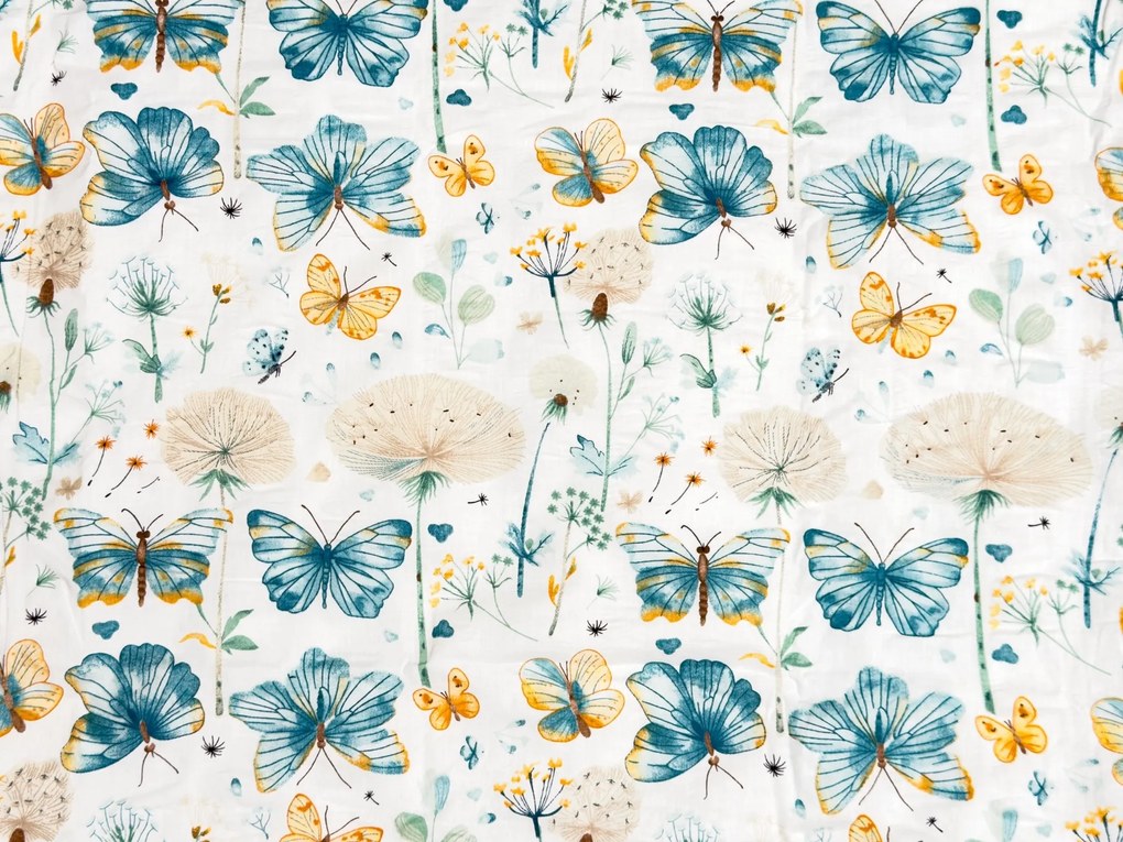 Krepové obliečky do postieľky Renforcé ELIVINE biele Rozmer obliečky: 45 x 65 cm | 90 x 140 cm