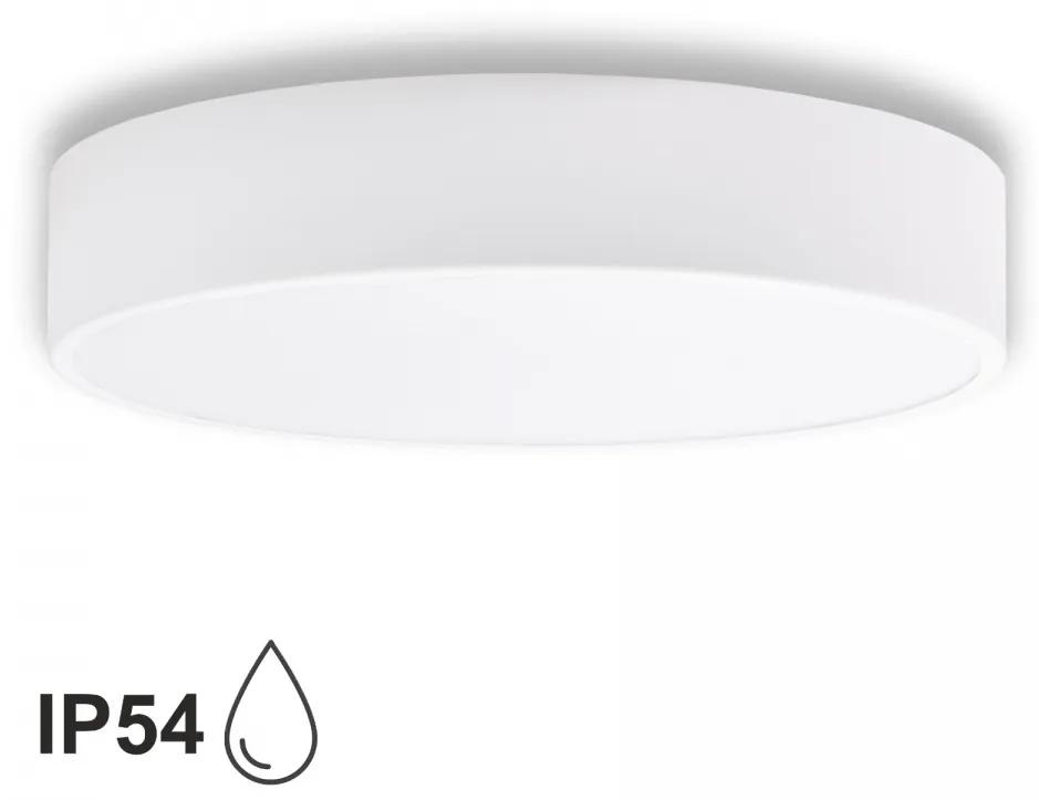 TEMAR Prisadené stropné kúpeľňové osvetlenie CLEO, 3xE27, 24W, 40cm, okrúhle, biele, IP54