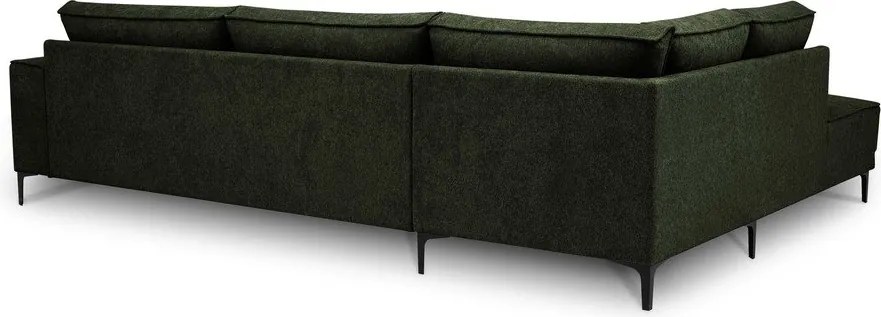 Zelená ženilková rohová pohovka (ľavý roh/do L) Copenhagen – Scandic