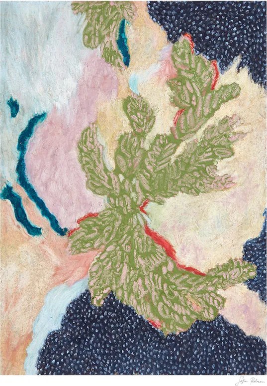 The Poster Club Plagát Little Green by Sofia Rebecca Iversen 50x70