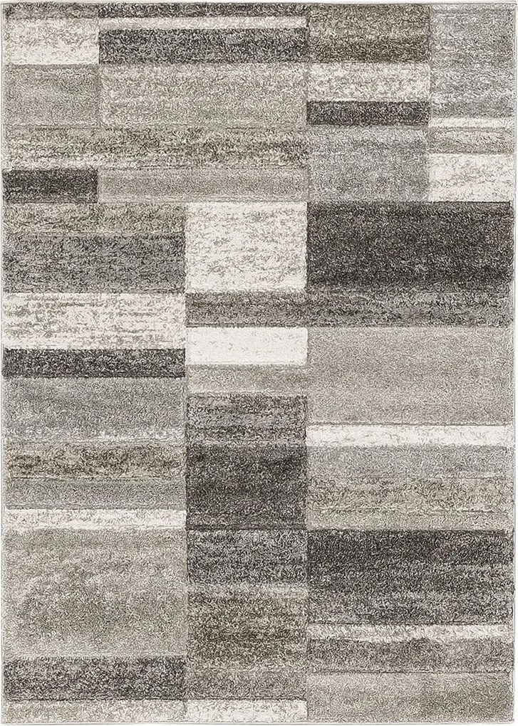 Oriental Weavers, Kusový koberec Castro Carved 5507/NQ2J, 200x280, šedá, kancelária