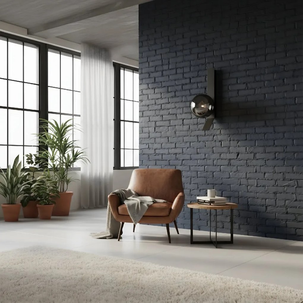 Toolight Toolight, nástenné svietidlo s dymovým sklom, 1xE27, APP1757-1W, čierna, OSW-04318