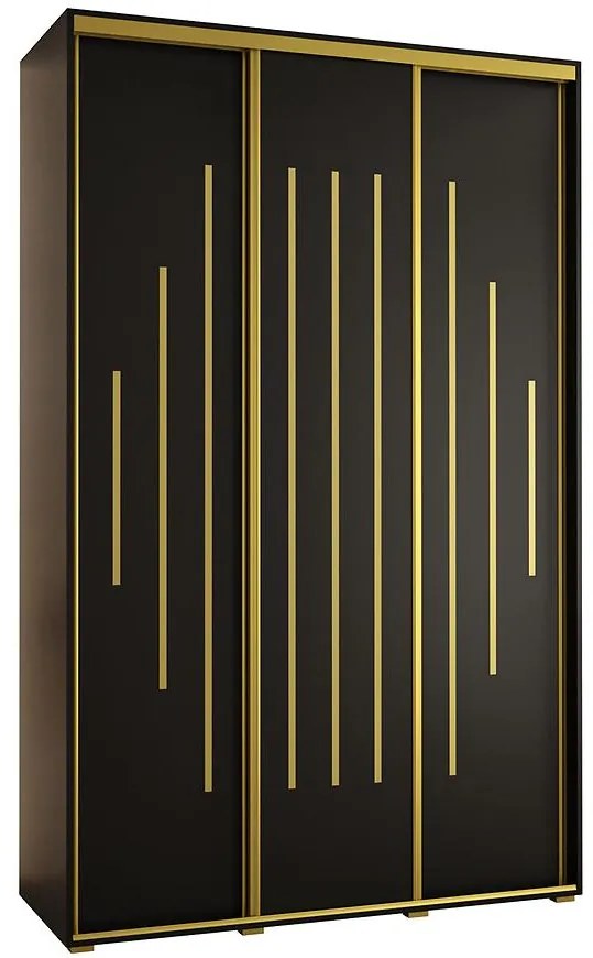 Skriňa 45 Canaris 12 160 čierna/gold