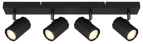 Globo 57918-4B - Bodové svietidlo JAMES 4xGU10/25W/230V čierna