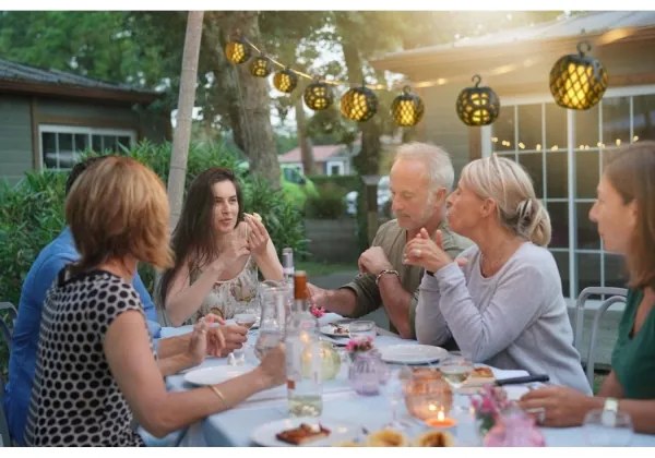 LED Solárna reťaz 3,8m 8xLED/1,2V