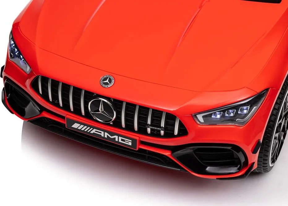 LEAN CARS Elektrické autíčko Mercedes CLA 45s AMG 4x4 červené