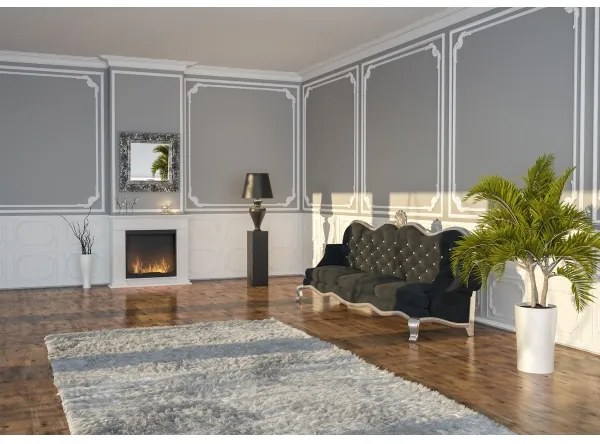 InFire - BIO krb 115x100 cm 3kW biela