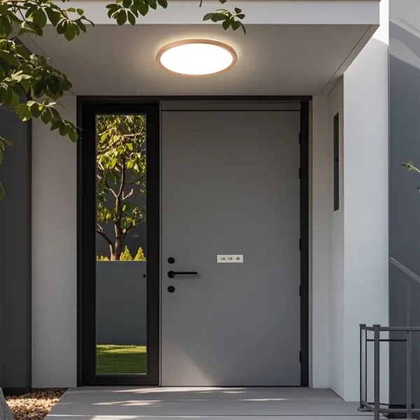 Brilagi - ultratenké kúpeľňové stropné LED svietidlo 24W/230V, priemer 42 cm, ružové zlato, IP54