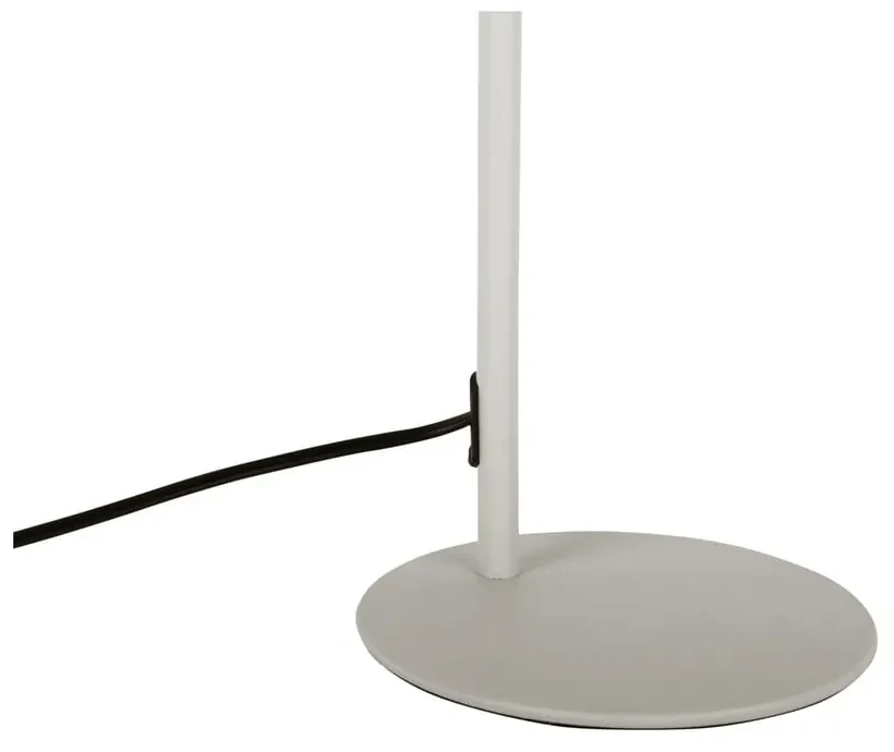 Sivá stolová lampa Leitmotiv Shell, výška 45 cm