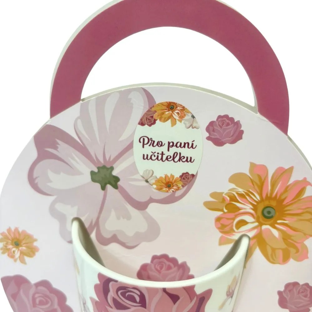 HOME ELEMENTS Porcelánový hrnček 300 ml, Pre paní učitelku