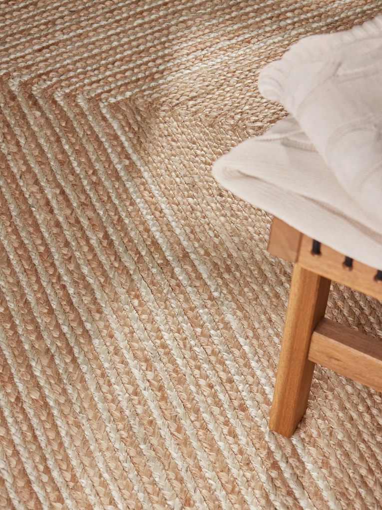Hanse Home, Kusový koberec Juno 106328 White Gold, 160x230, béžová, chodba / predsieň