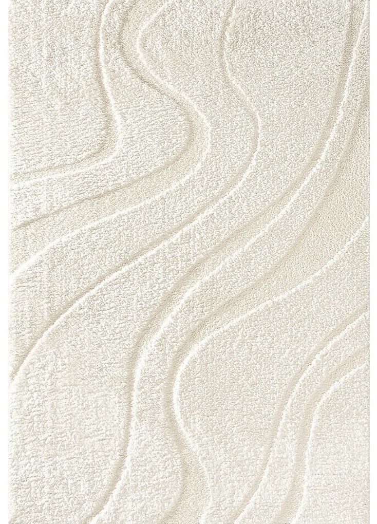 Koberec Wave ivory 200x290 cm