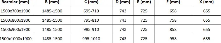 Mexen Omega, sprchovací kút s posuvnými dverami 150 (dvere) x 80 (stena) cm, 8mm sklo, čierny profil-číre sklo, 825-150-080-70-00