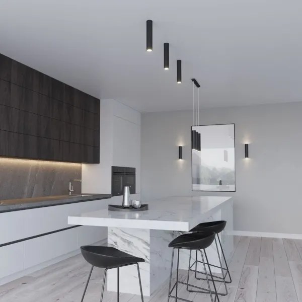 Sollux SL.0436 - Bodové svietidlo LAGOS 1xGU10/10W/230V čierna