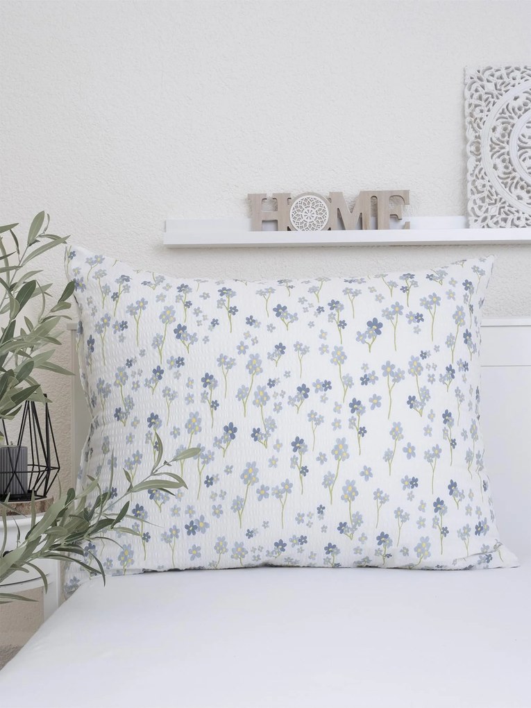 Krepová obliečka na vankúš Renforcé 70 × 90 cm - Nezábudky