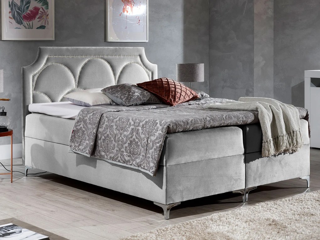 PROXIMA.store - Kontinentálna boxspring posteľ CHARLENE ROZMER: 120 x 200 cm