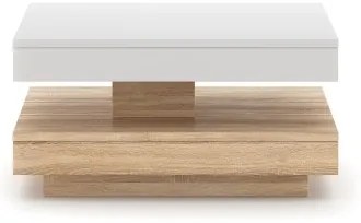 Konferenčný stolík TIMO biela/dub sonoma