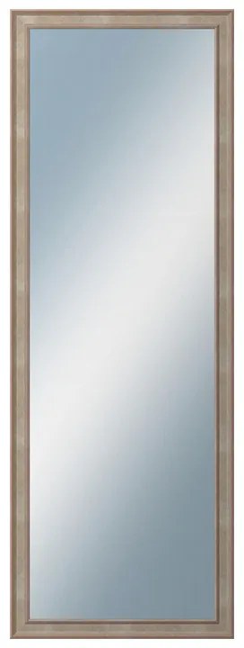 DANTIK - Zrkadlo v rámu, rozmer s rámom 50x140 cm z lišty TOOTH malá strieborná (3162)
