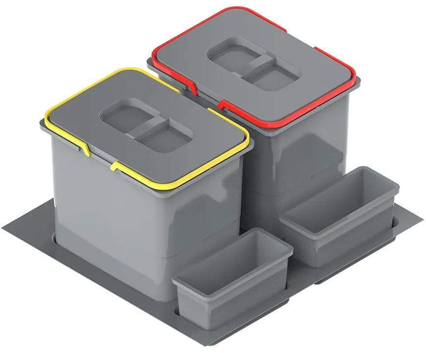 Nádoba na odpad Praktiko 60 Dvojitý 2x15l