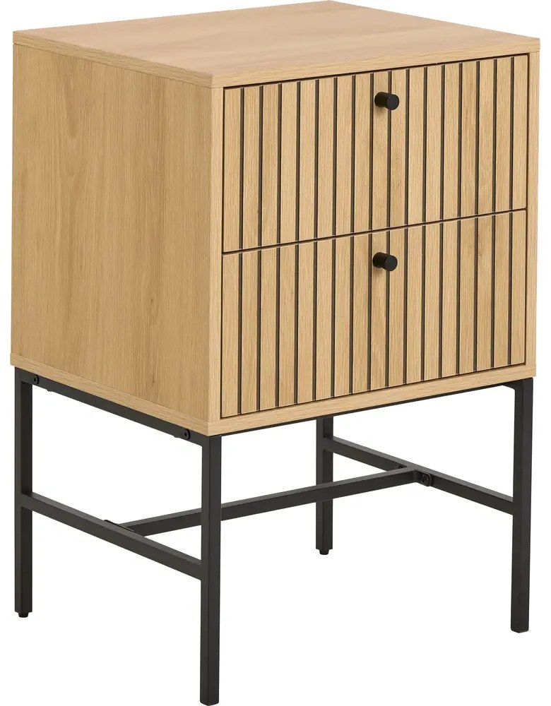 Nočný stolík Albany 45 cm dub prírodný