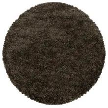Ayyildiz koberce Kusový koberec Fluffy Shaggy 3500 brown kruh - 160x160 (priemer) kruh cm