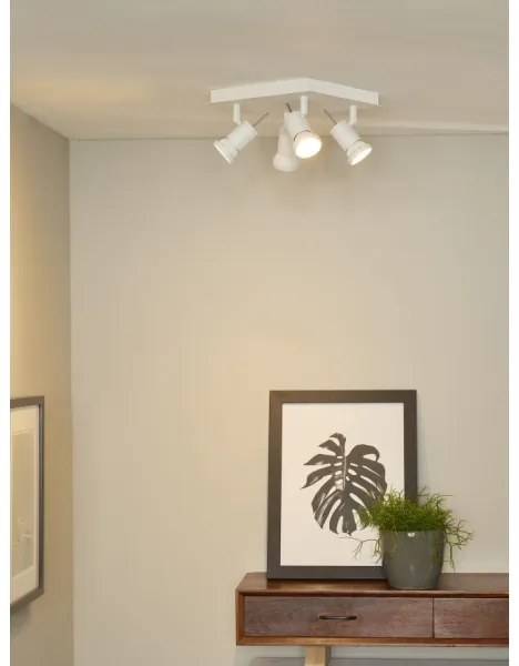 Lucide 17990/19/31 - LED bodové svietidlo TWINNY-LED 4xGU10/4,5W/230V biele 25cm