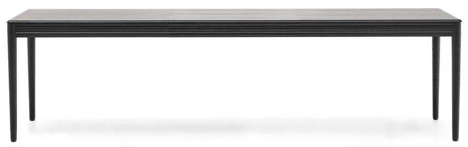 Rozkladací jedálenský stôl s prídavnou doskou v dekore duba 90x200 cm Lenon – Kave Home