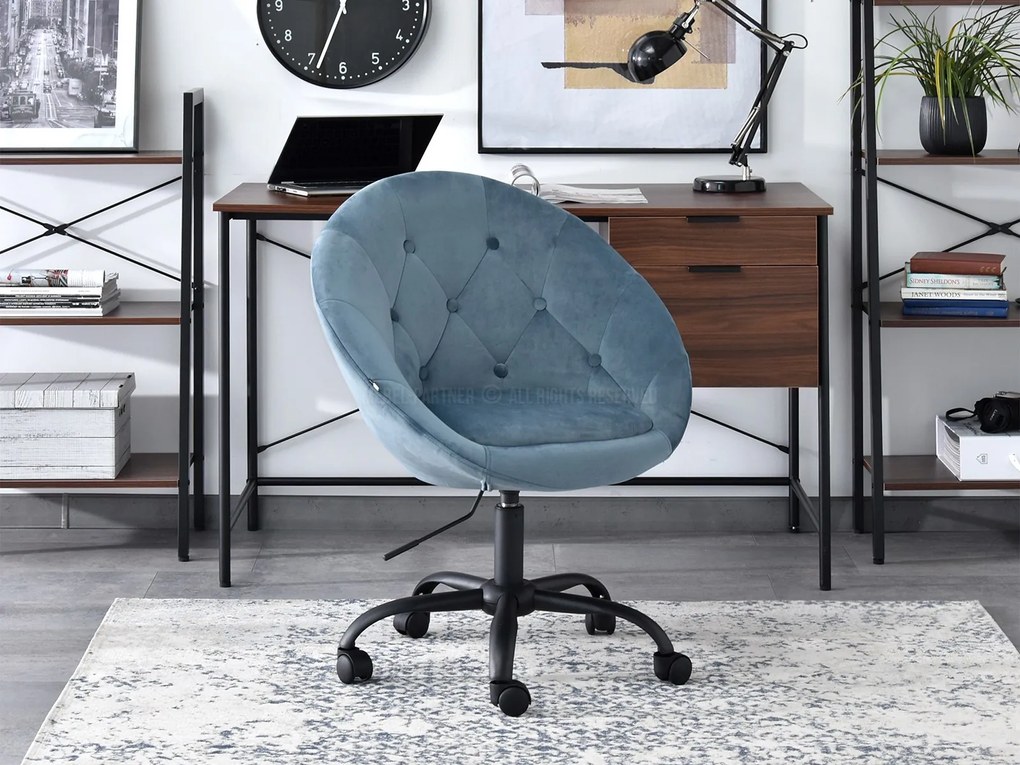 Kreslo Lush 4 (modrá + čierna). Akcia -18%. Vlastná spoľahlivá doprava až k Vám domov. 1110252