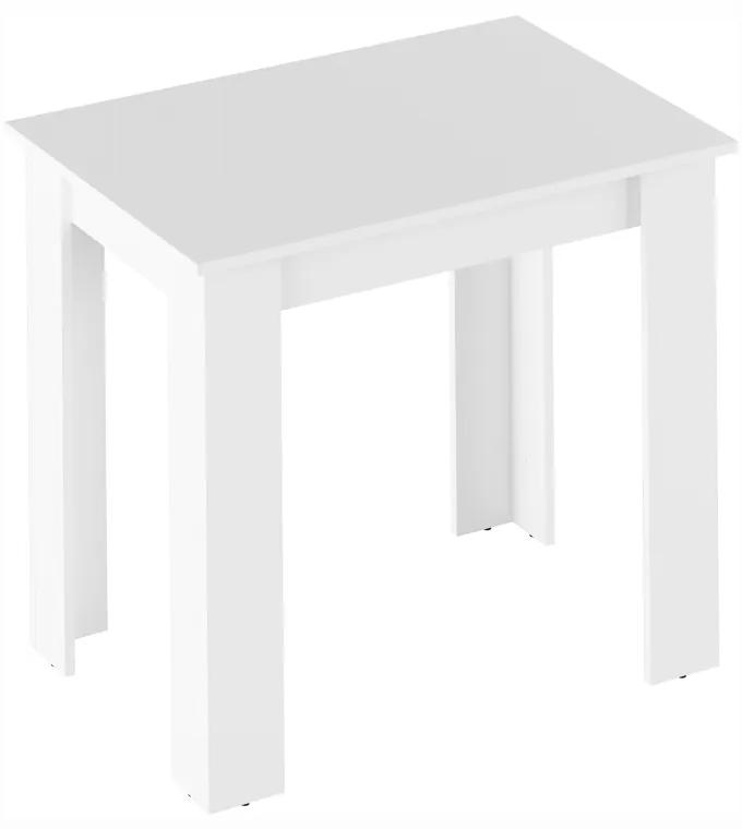 Tempo Kondela Jedálenský stôl, biela, 86x60 cm, TARINIO