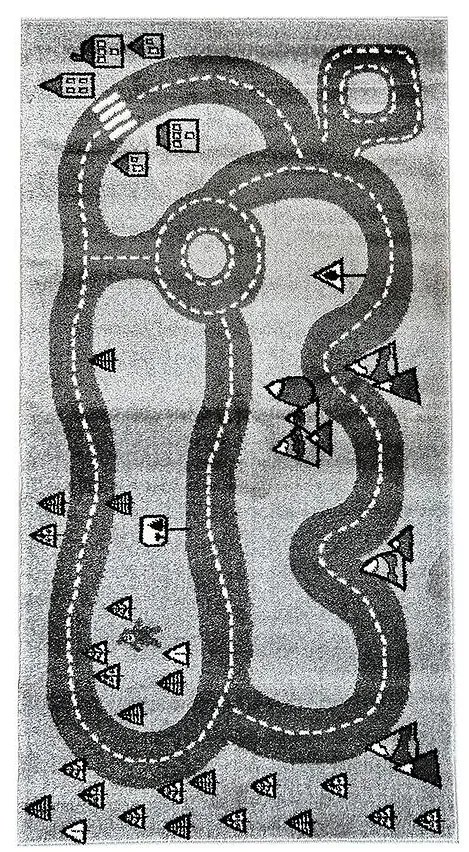 Koberec Frisee Soft Kids 0,8/1,5 1099A šedá