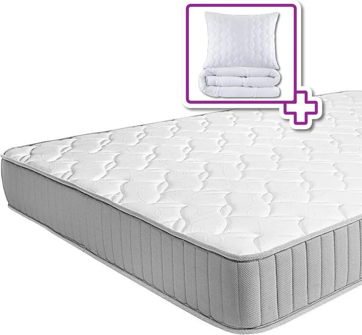 Obojstranný matrac VISCOFOAM DUO 20 cm + prešívané periny s Aloe Vera ZADARMO 140 x 200 cm