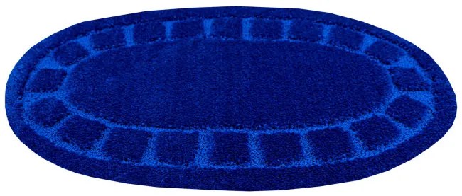 Kúpeľňový koberček Ocean modrý ovál