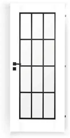 Interiérové dvere Naturel Zaria pravé 90 cm biele ZARIA5CPLB90P