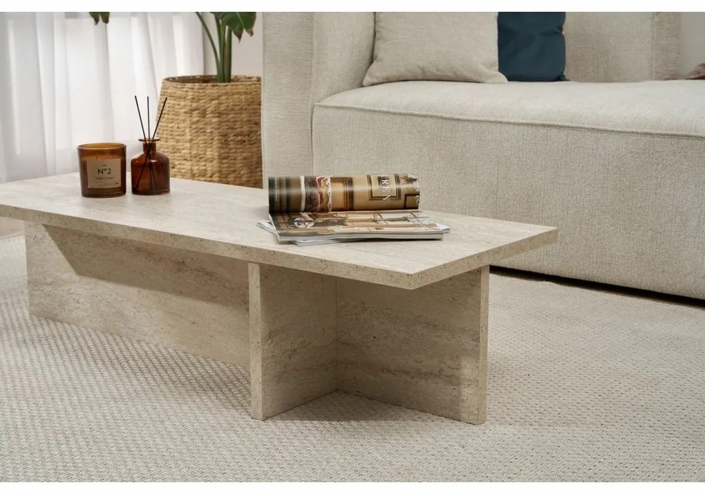Harbor Travertine konferenčný stolík