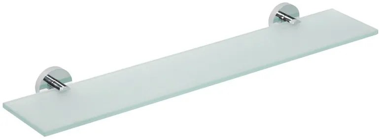 Sapho Sapho, X-ROUND E sklenená polička, 600x130mm, chróm, XR609