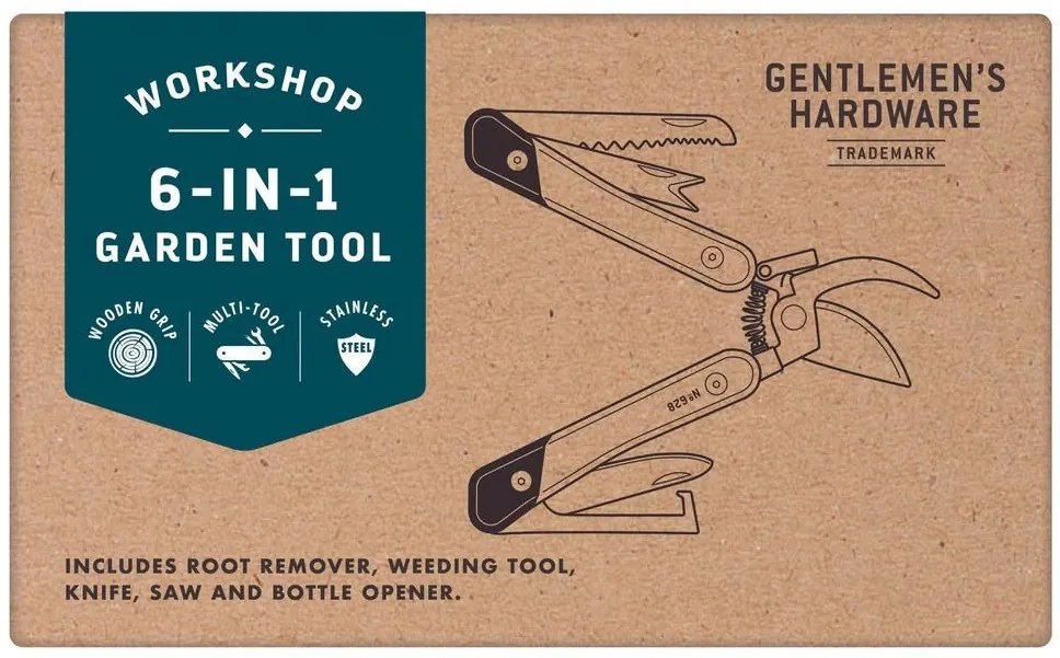 GENTLEMEN'S HARDWARE Multifunkčné záhradnícke nožnice 6 v 1