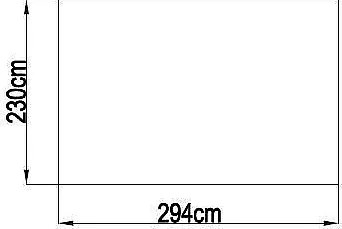 Záhradný domček plocha 294 x 230 cm (sivá)