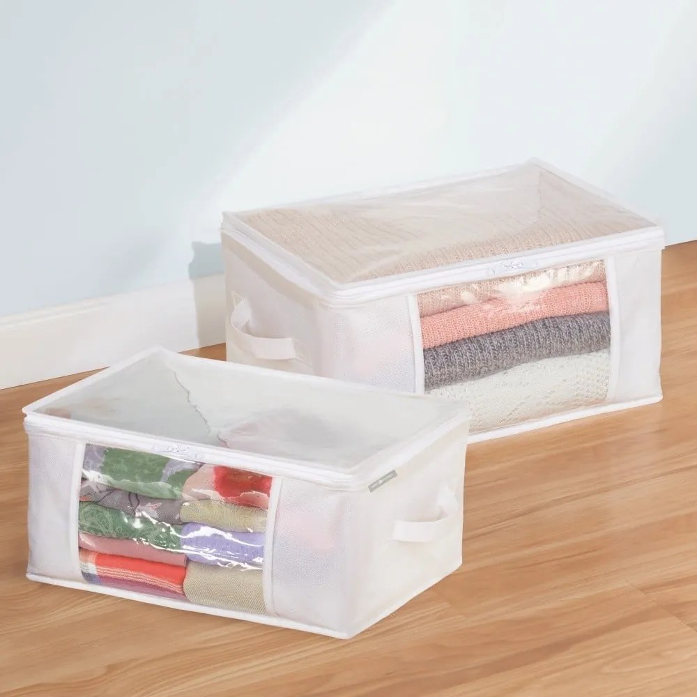 Sada 2 úložných boxov iDesign Zipper