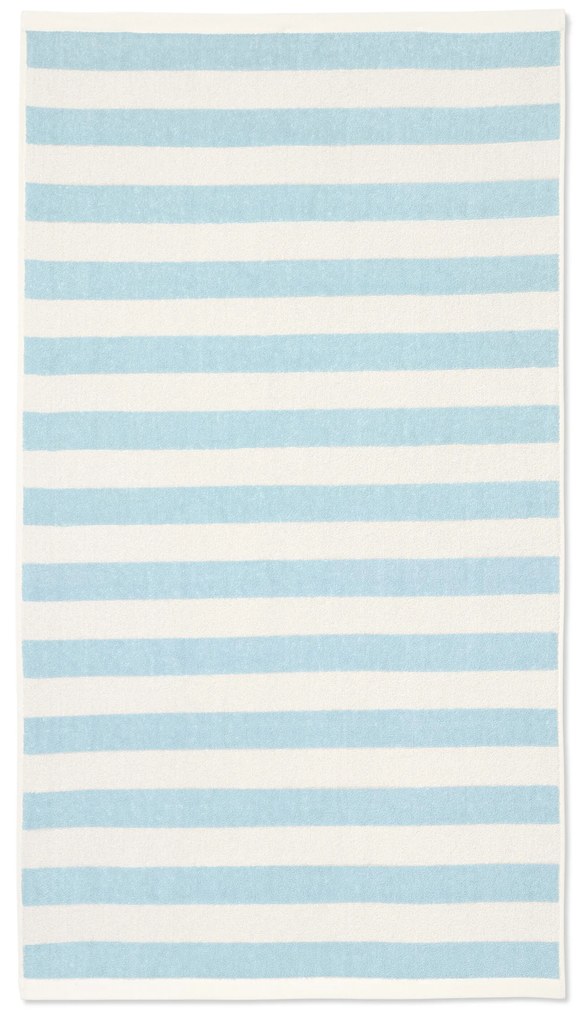 Osuška, svetlomodro-biele prúžky